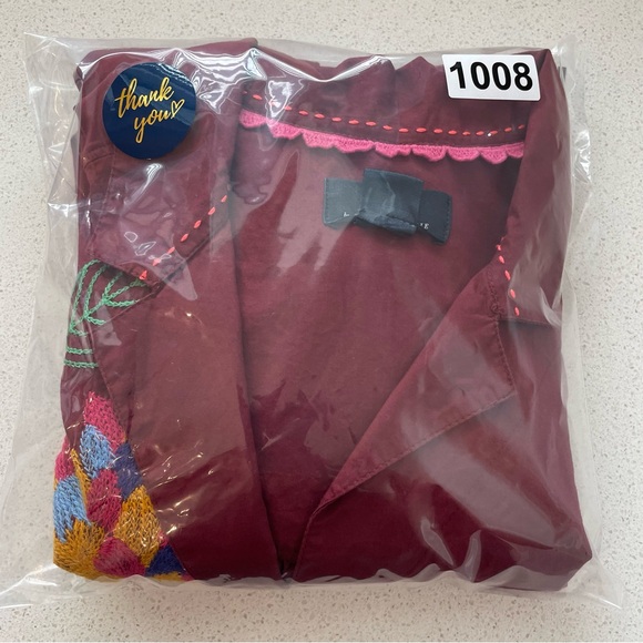 Anthro Maeve Embroidered Top - Picture 7 of 7